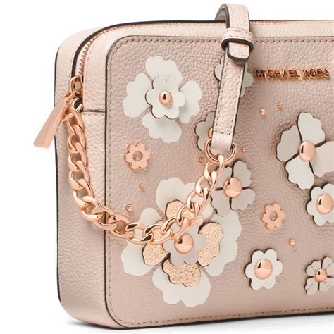 michael kors floral crossbody bag.